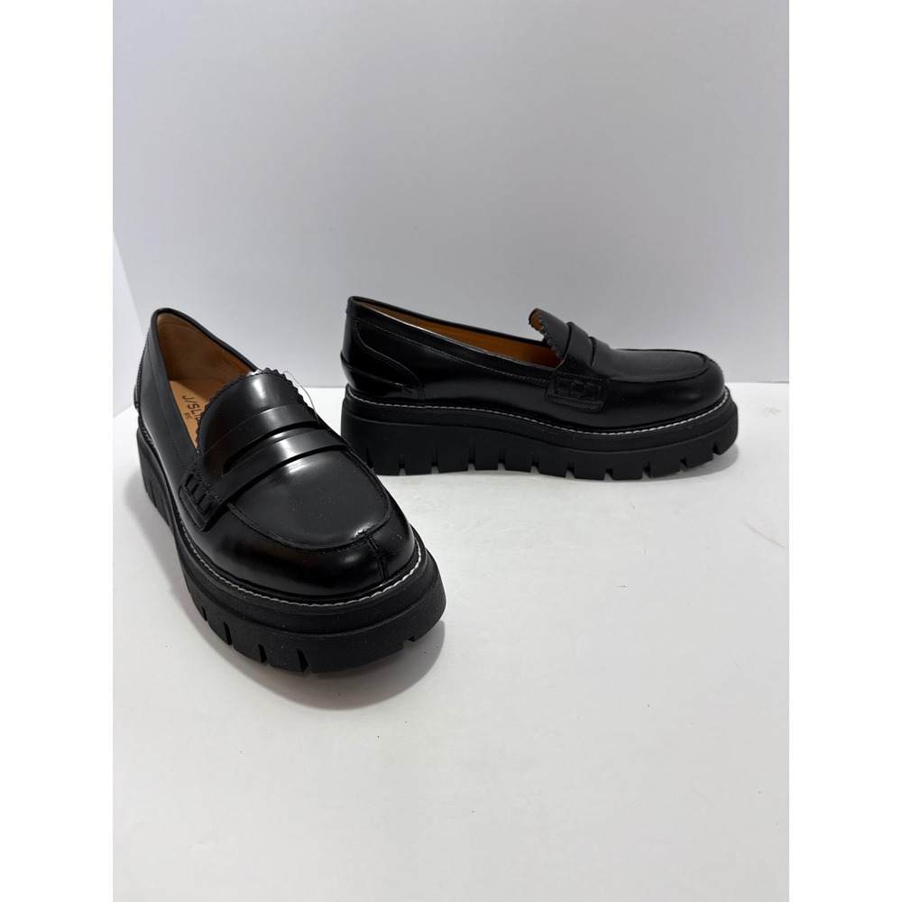 J/Slides NYC Women 9.5 Chunky Penny Loafers Office Retro Academia Preppy 90' Y2K